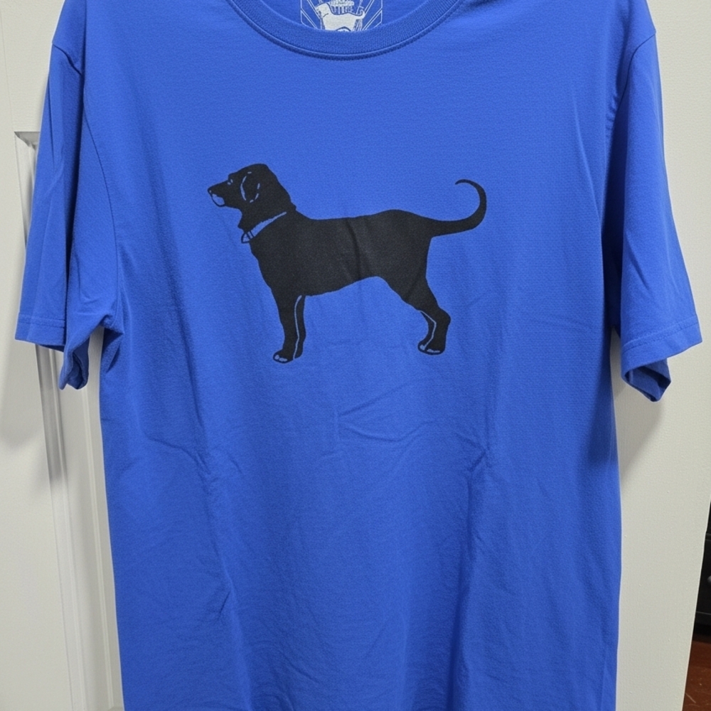 The Black Dog Royal Blue T-Shirt with Black Graphic